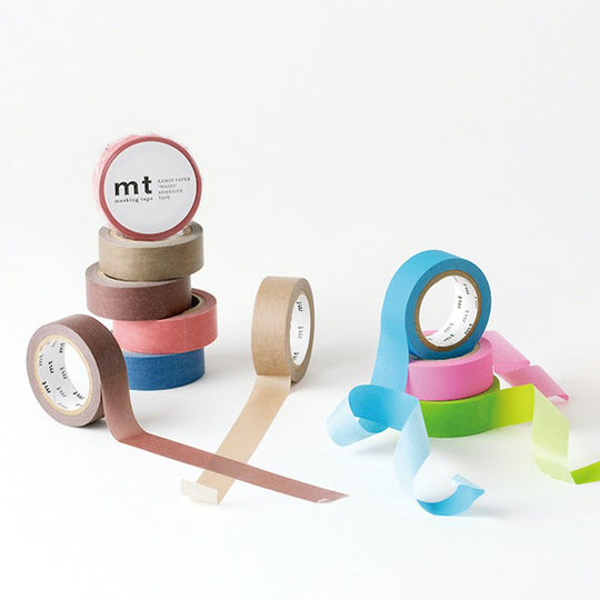 Washi tape is a type of decorative adhesive tape made from traditional Japanese paper called washi. MT tape is a brand of washi tape that offers a variety of colors, patterns and sizes. You can use washi tape to decorate your notebooks, cards, gifts, walls and more. Washi tape is easy to tear by hand, repositionable and removable without leaving any residue.