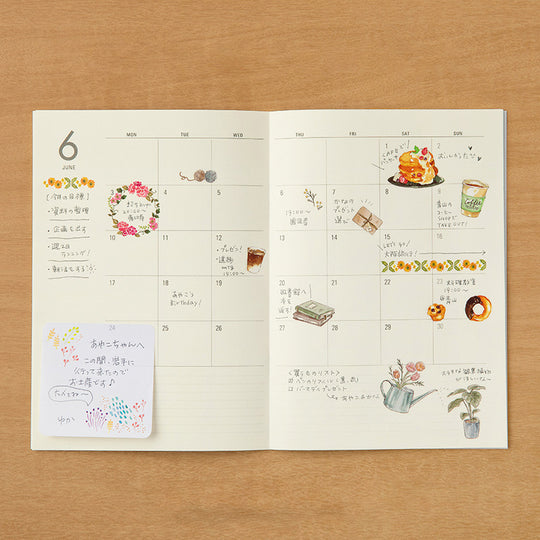 Add some colour to your journalling or gift giving with Midori's transfer stickers. The colourful printed designs have a super sticky adhesive back and you transfer them to your notebook by lightly rubbing the design against the paper, where they look like they have been properly printed