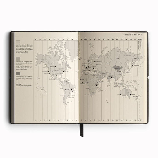 World Map View - Ciak Horizontal Diary