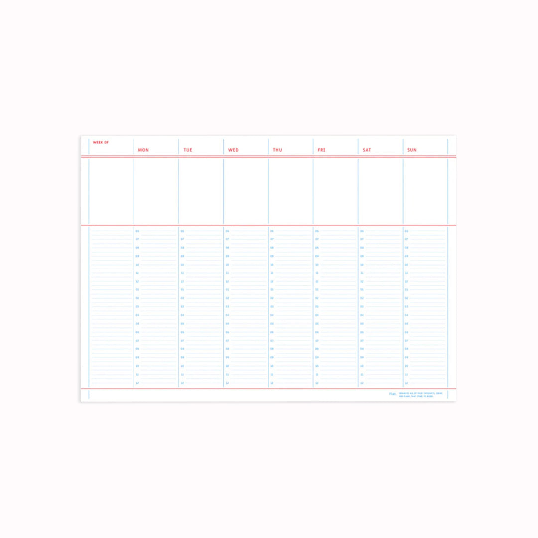 A4 Weekly Desk Planner Notepad from Paperian effectively caters to a variety of personal, family, and professional organisation needs.