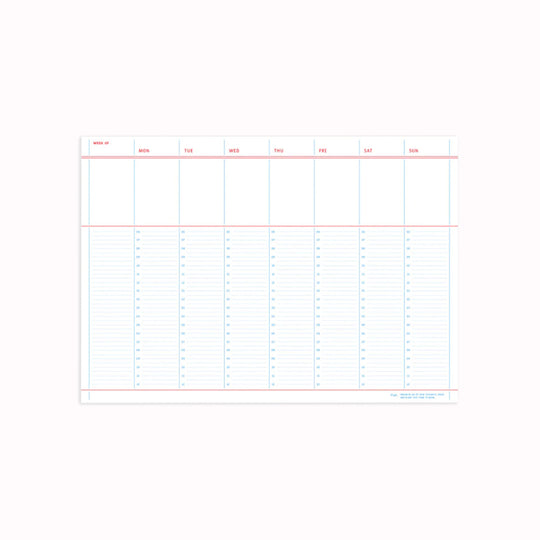 A4 Weekly Desk Planner Notepad from Paperian effectively caters to a variety of personal, family, and professional organisation needs.