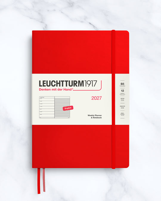Composition Weekly Planner+Notebook | 2027 | Hardcover | B5