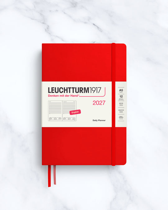 The Hardcover Medium Daily Planner 2027 from Leuchtturm1917 will help you keep track of even the most hectic schedule.