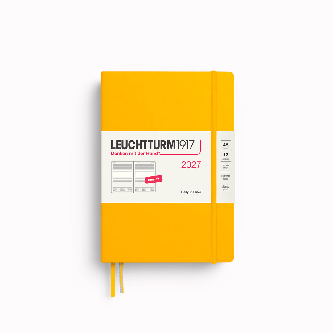 The Hardcover Medium Daily Planner 2027 from Leuchtturm1917 will help you keep track of even the most hectic schedule.