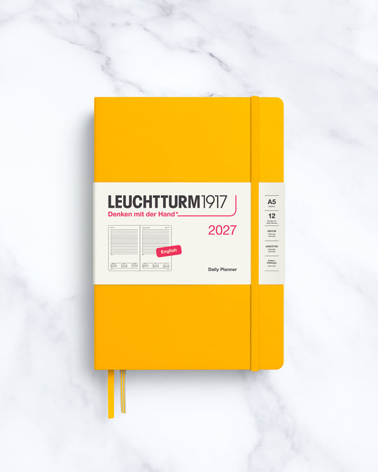 The Hardcover Medium Daily Planner 2027 from Leuchtturm1917 will help you keep track of even the most hectic schedule.
