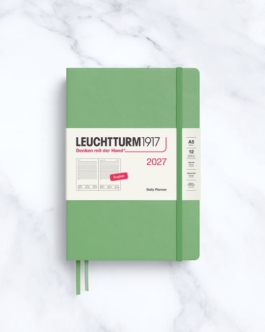 The Hardcover Medium Daily Planner 2027 from Leuchtturm1917 will help you keep track of even the most hectic schedule.