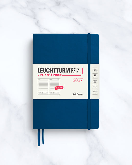 The Hardcover Medium Daily Planner 2027 from Leuchtturm1917 will help you keep track of even the most hectic schedule.