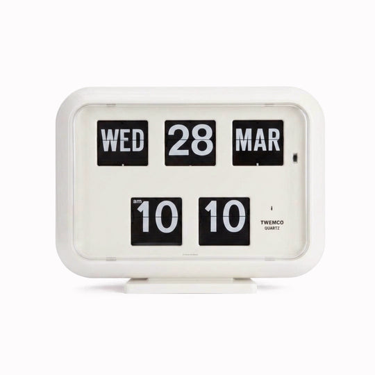 Flip Wall Clock| QD-35 | White