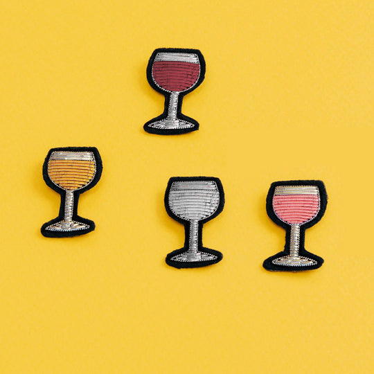 Lapel Pin | Glass of Red Wine