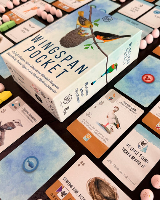 Wingspan Pocket takes the bird-collecting strategy of the much-loved original and reworks it into an accessible standalone game.