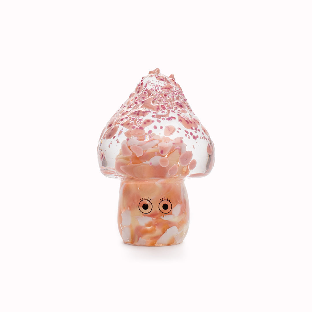 Crystal Blob | Glass Figurine | Speckled Shroom