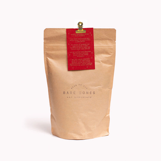 The 2025 Christmas Special chocolate by Bare Bones is a single-origin Peru 70% dark chocolate with appropriately festive taste notes of mince pies and cinnamon.