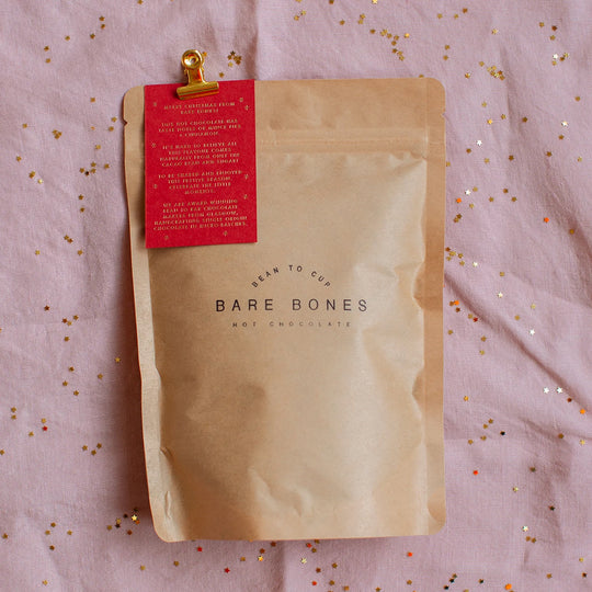 The 2025 Christmas Special chocolate by Bare Bones is a single-origin Peru 70% dark chocolate with appropriately festive taste notes of mince pies and cinnamon.