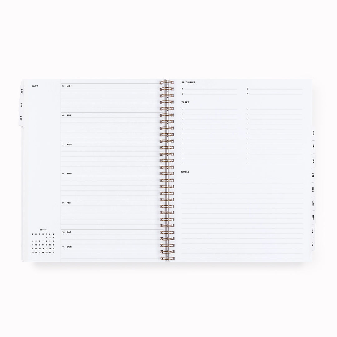 Yearly Task Planner | Aug 2026 – Sep 2027 (12 Month) | A5