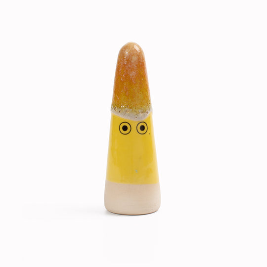 Ghost | Ceramic Figurine | Yellow Hues
