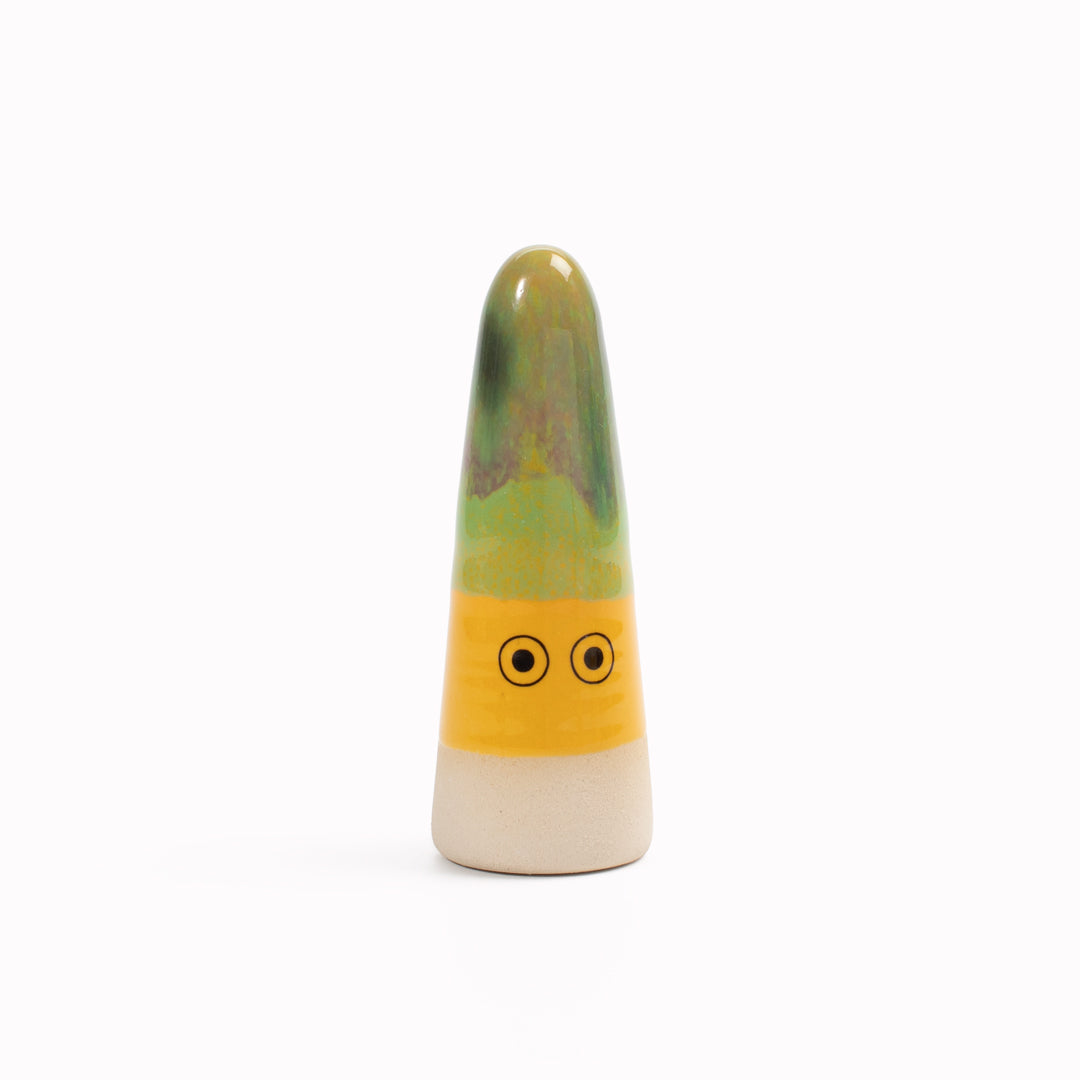 Ghost | Ceramic Figurine | Yellow Hues