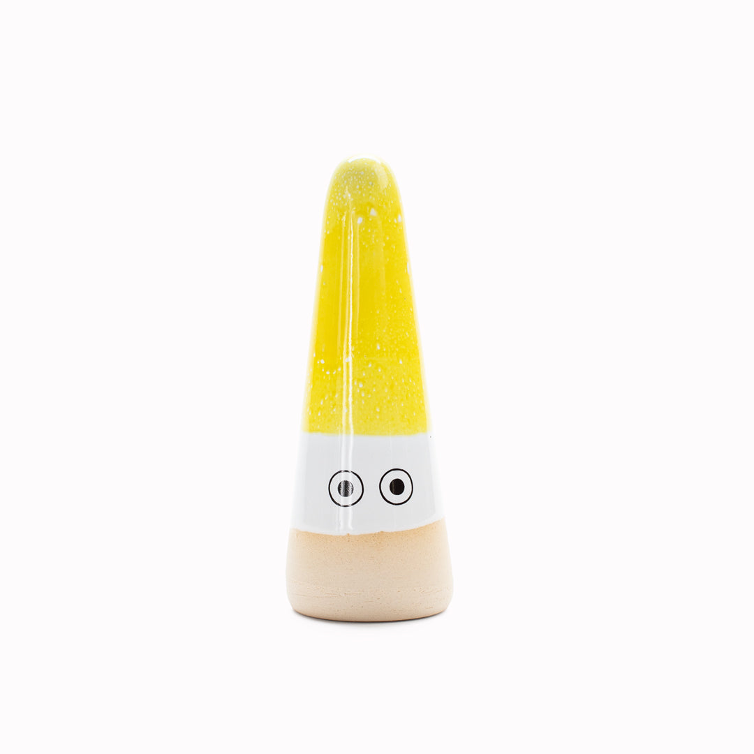Ghost | Ceramic Figurine | Yellow Hues