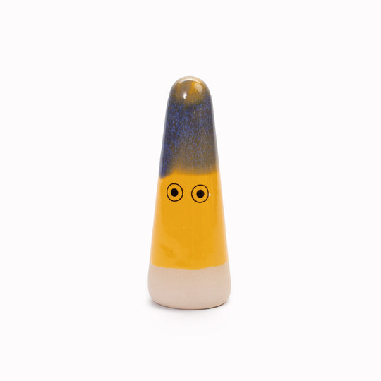Ghost | Ceramic Figurine | Yellow Hues