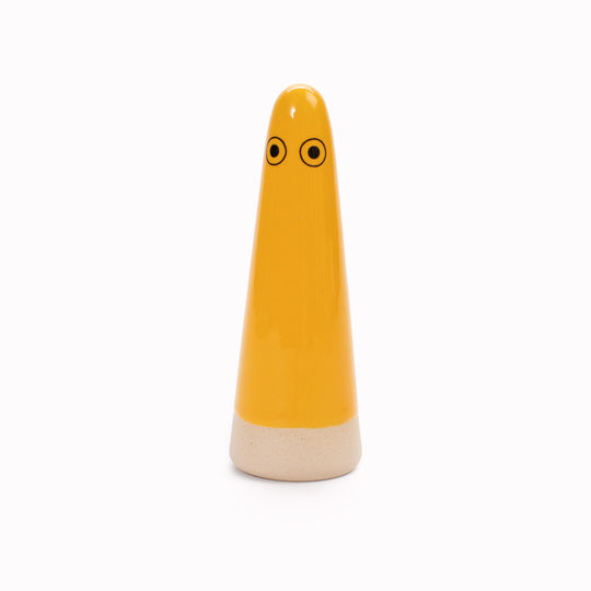 Ghost | Ceramic Figurine | Yellow Hues