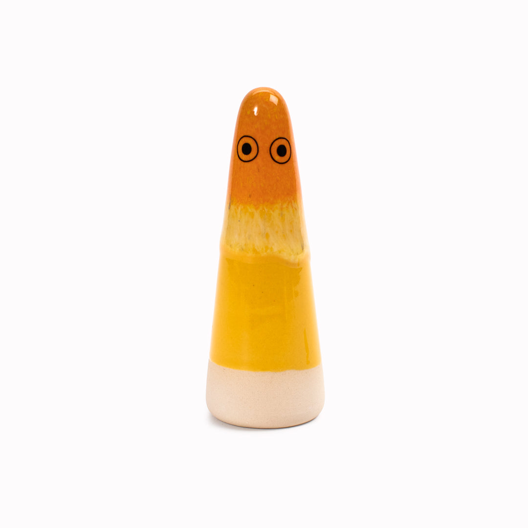 Ghost | Ceramic Figurine | Yellow Hues