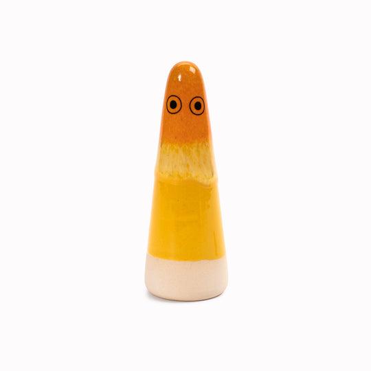 Ghost | Ceramic Figurine | Yellow Hues