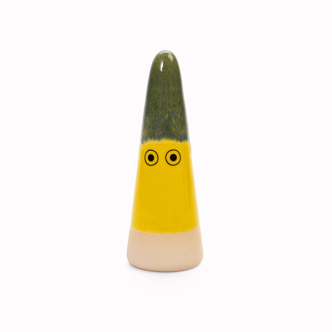 Ghost | Ceramic Figurine | Yellow Hues