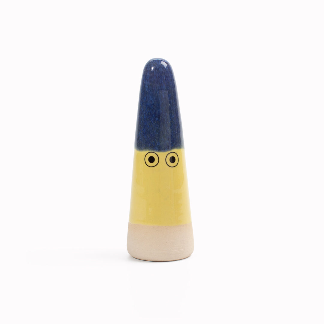 Ghost | Ceramic Figurine | Yellow Hues