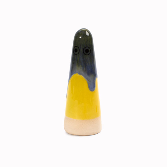 Ghost | Ceramic Figurine | Yellow Hues