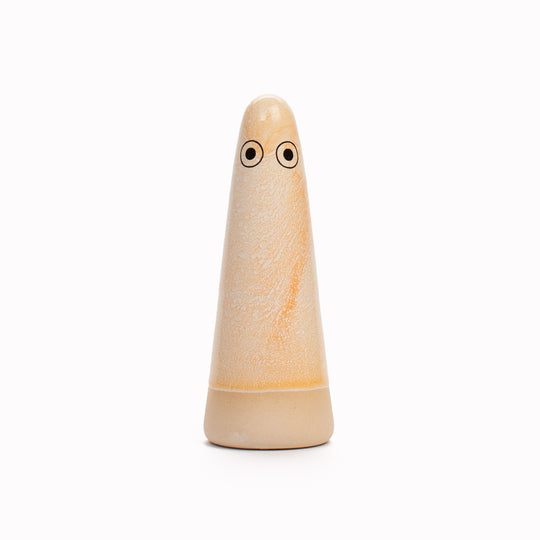 Ghost | Ceramic Figurine | Yellow Hues