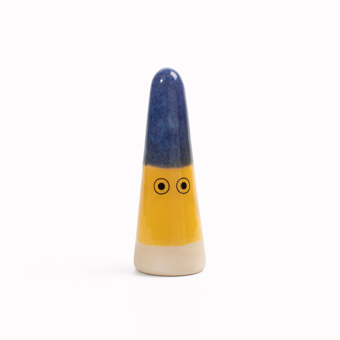 Ghost | Ceramic Figurine | Yellow Hues