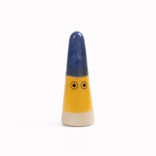 Ghost | Ceramic Figurine | Yellow Hues