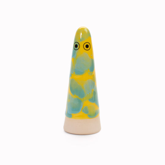Ghost | Ceramic Figurine | Yellow Hues