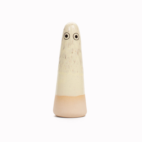 Ghost | Ceramic Figurine | Yellow Hues