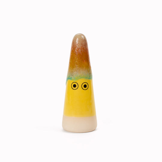 Ghost | Ceramic Figurine | Yellow Hues