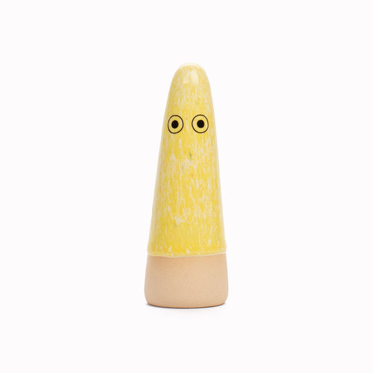 Ghost | Ceramic Figurine | Yellow Hues