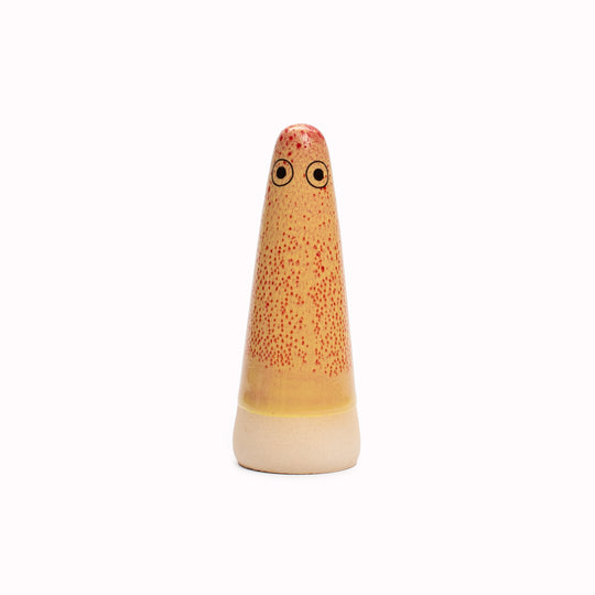 Ghost | Ceramic Figurine | Yellow Hues