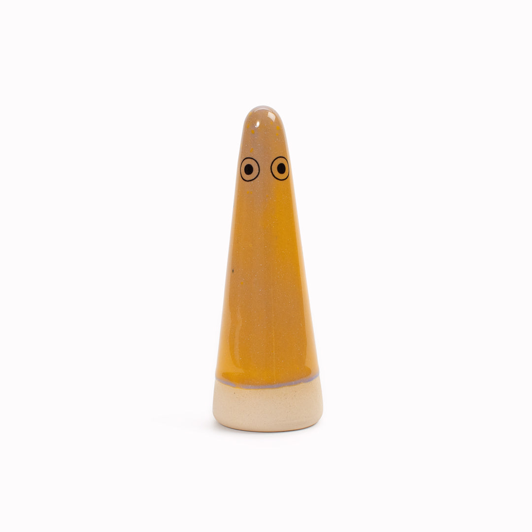 Ghost | Ceramic Figurine | Yellow Hues