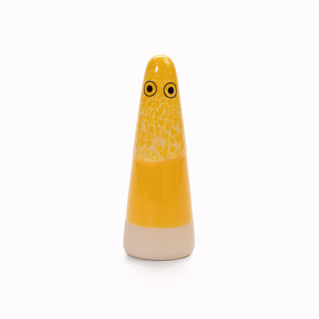 Ghost | Ceramic Figurine | Yellow Hues