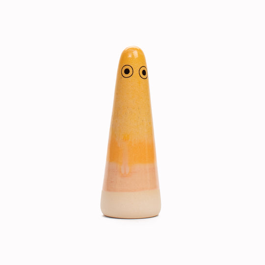 Ghost | Ceramic Figurine | Yellow Hues