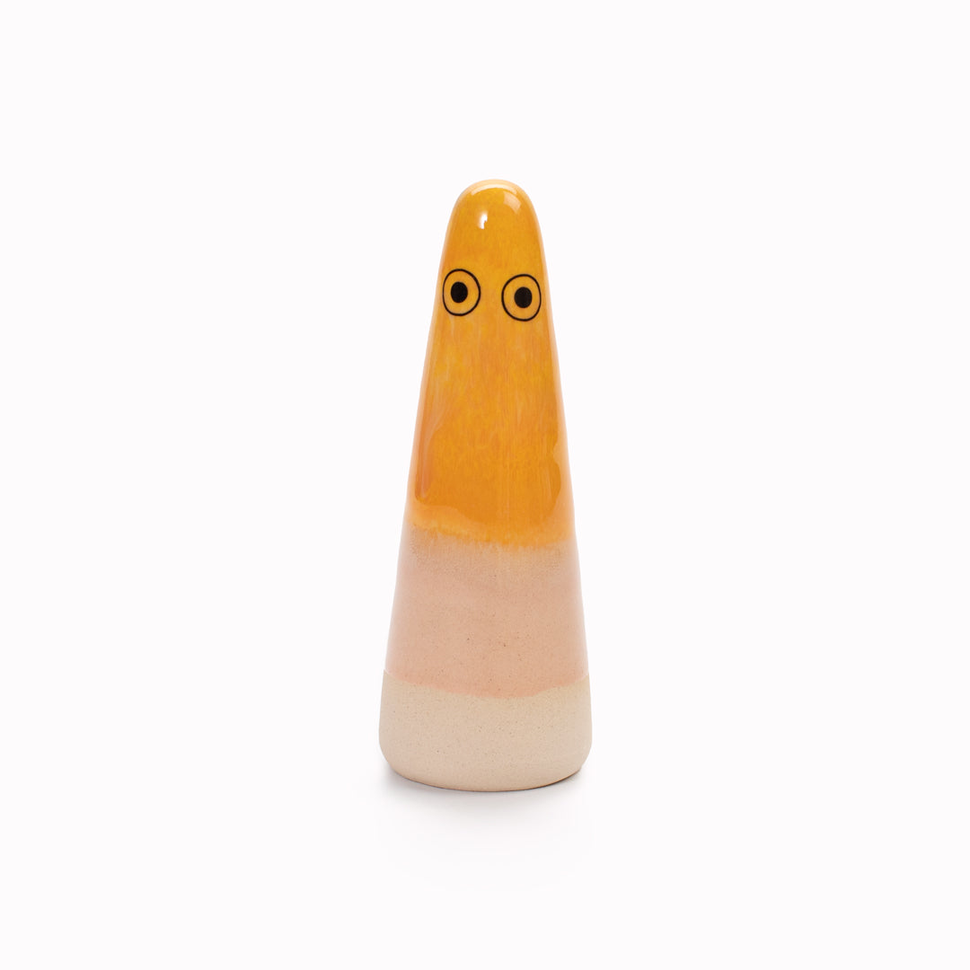 Ghost | Ceramic Figurine | Yellow Hues