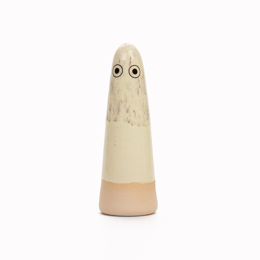 Ghost | Ceramic Figurine | Yellow Hues