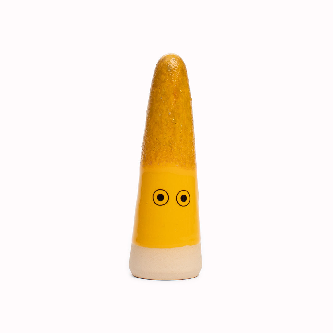 Ghost | Ceramic Figurine | Yellow Hues