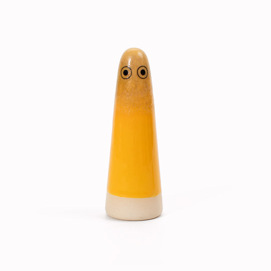 Ghost | Ceramic Figurine | Yellow Hues