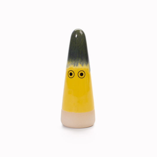 Ghost | Ceramic Figurine | Yellow Hues