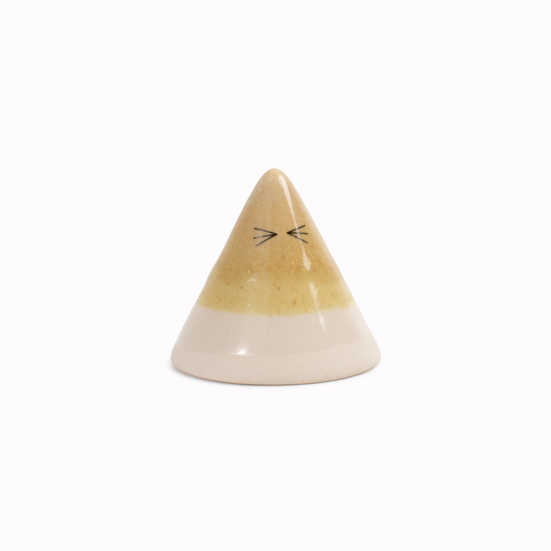 Meet Fuji!&nbsp;Fuji is a&nbsp;cone mountain shaped, hand glazed ceramic&nbsp;figurine&nbsp;created as a close relative of the classic Arhoj Ghost.
