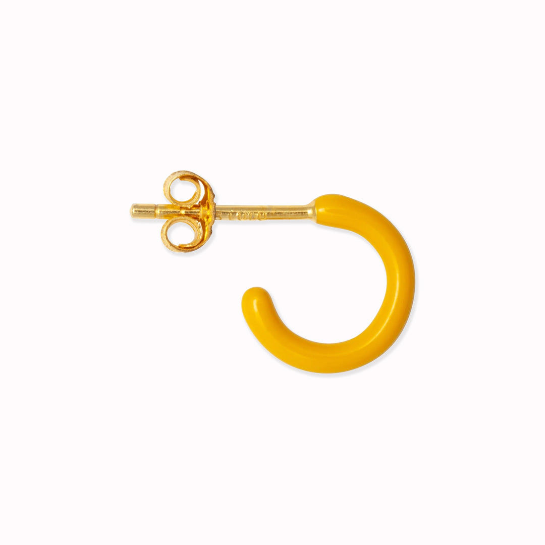 Yellow Colour Hoop | Hoop Earring from Lulu Copenhagen