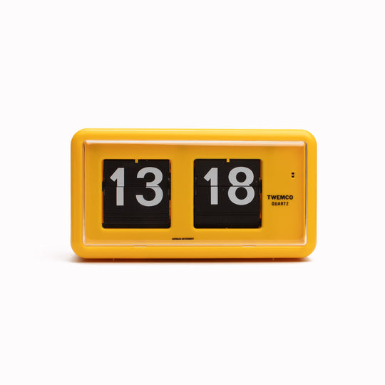 Flip Desk Clock | Yellow