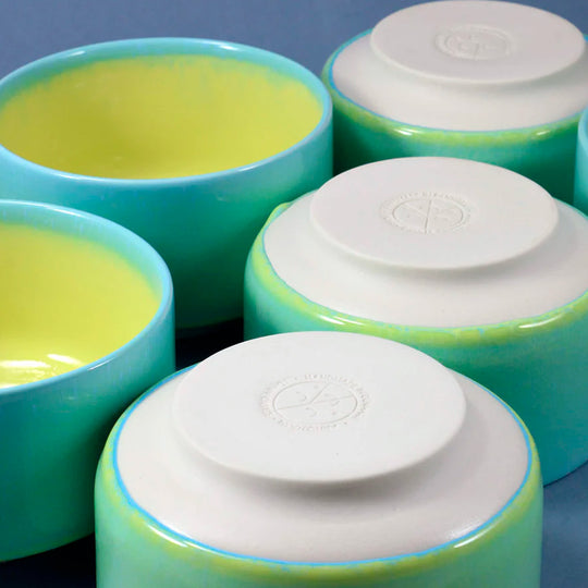 Danish Designers Studio Arhoj are renowned for their unique and colourful ceramics and this Yellow Snapper&nbsp;Munch Bowl is no exception