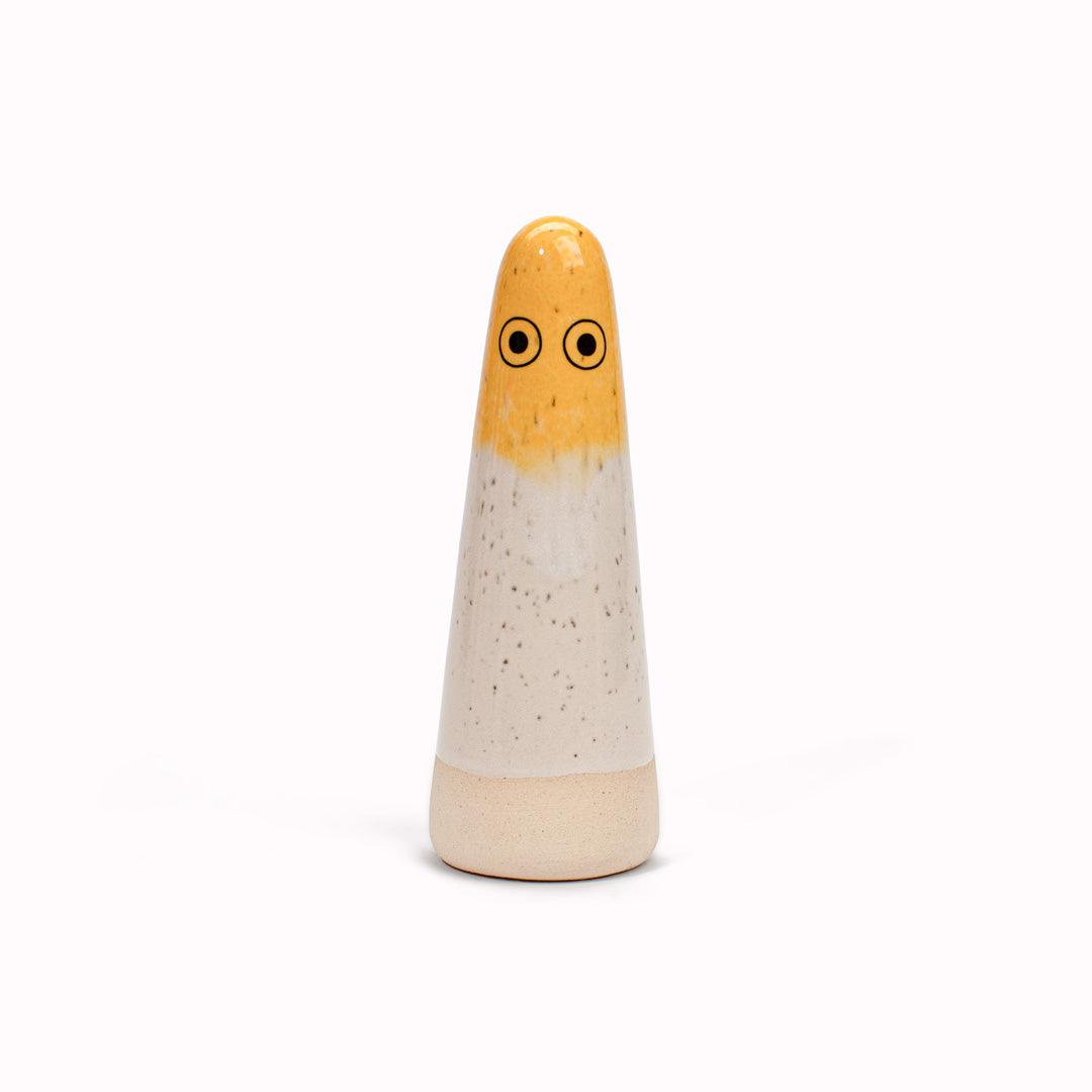 The adorable yellow hued Ghosts provides a contemporary ornamental colour punch and personality to your home decor and also doubles as a ring holder.
