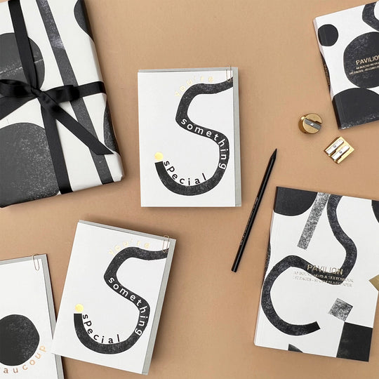 You're Really Something | Abstract Monotone Greeting Card